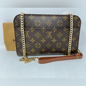 Louis Vuitton Orsay Wristlet Clutch Bag Crossbody Bag